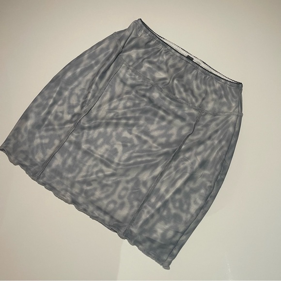 Motel Rocks Pixie Leopard Mesh Skirt —NWT - Picture 2 of 7